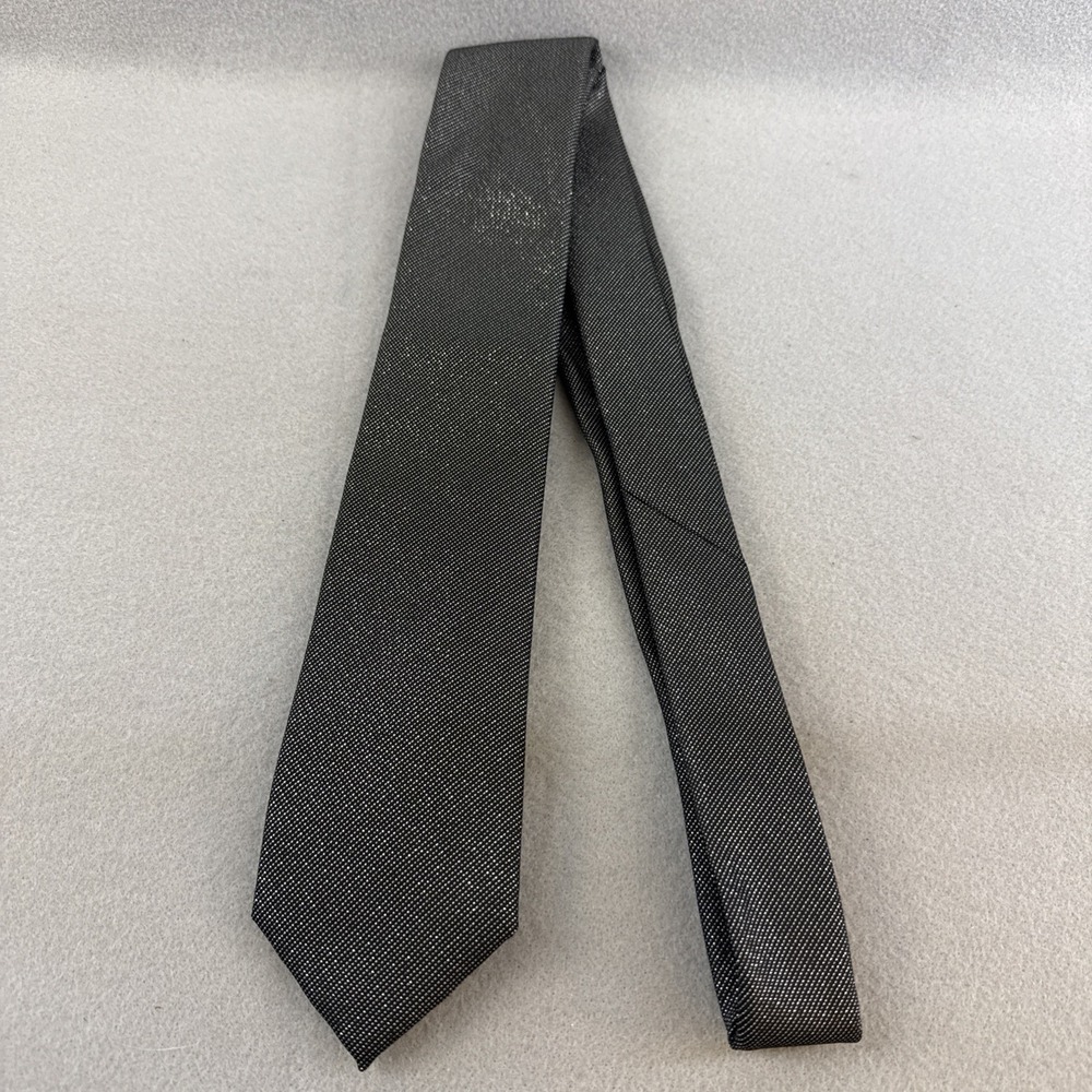 Alfani Men's Tie, Shimmer Grey/Silver, Necktie, Executive, Classic